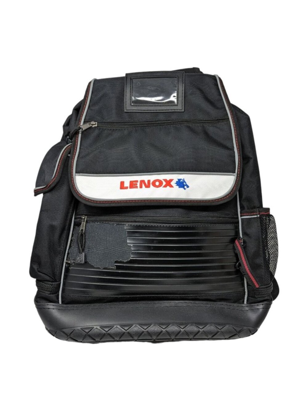 Lenox Black Ballistic Nylon Tool Storage Backpack Bag 14"